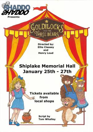 Article Graphic - SHADDO Pantomime  -  Goldilocks & the Three Bears